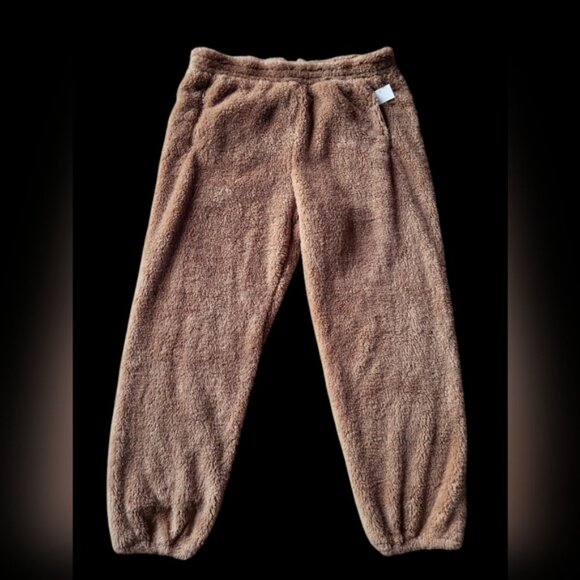OFFLINE By Aerie Fluffy Sherpa Jogger High Waisted Sz XL/1X - Picture 2 of 10